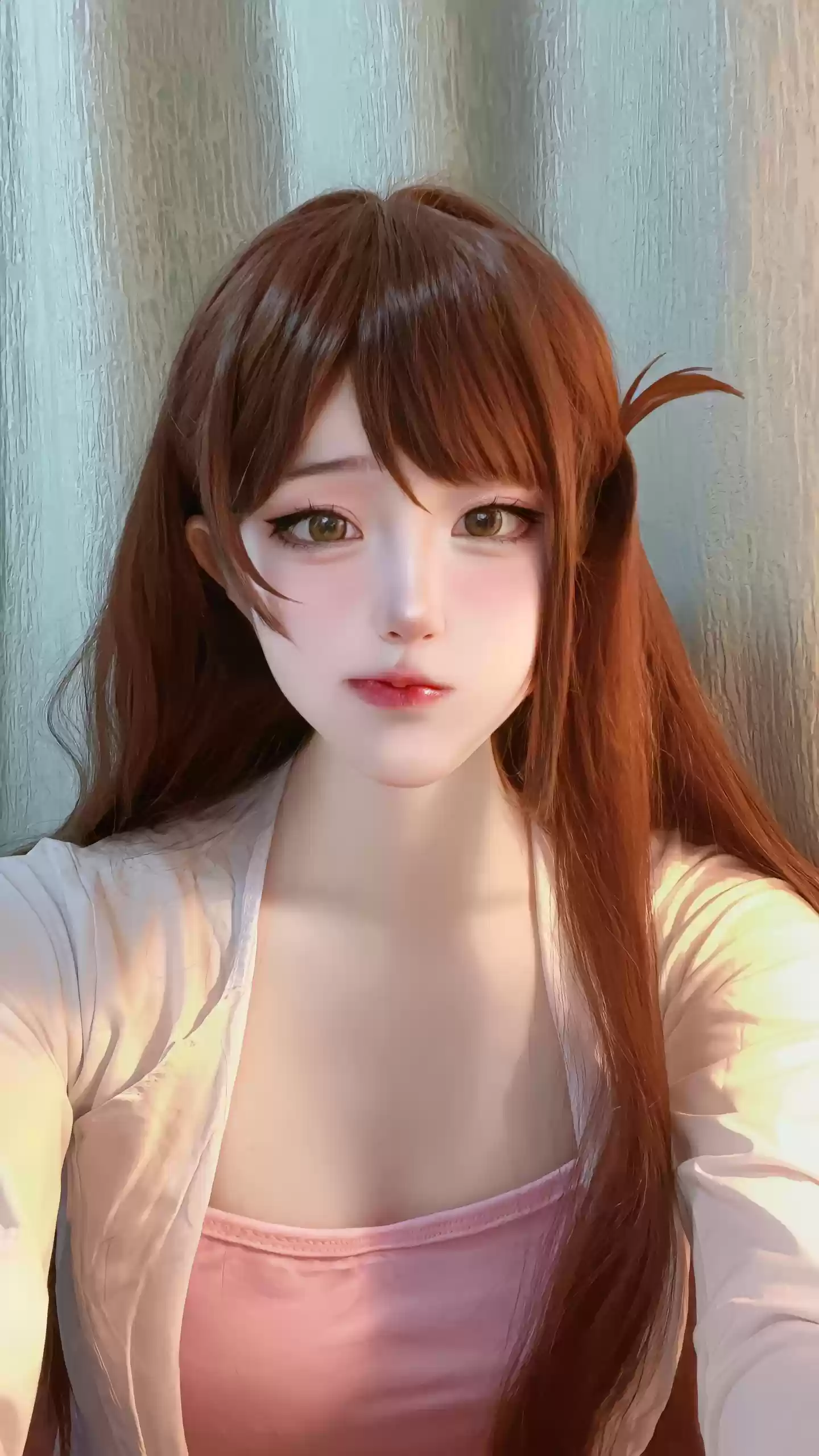 dy@裂裂sugoisugoi 你好 我叫水原千鹤 是你的租借猫猫。租借女友 水原千鹤 cos  歪嘴小猫 怼脸拍-奈落语