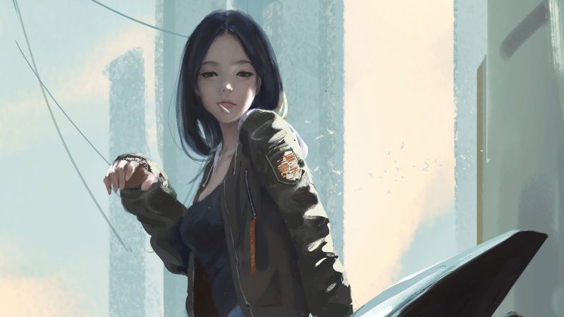 动漫女孩 动漫艺术-奈落语