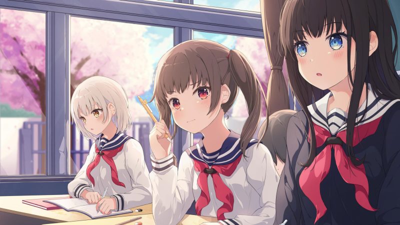 动漫女学生-奈落语
