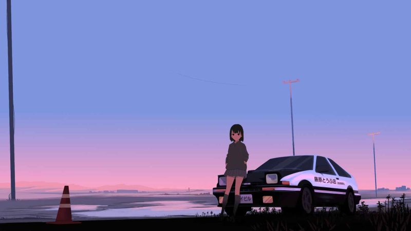 头文字 D Trueno 动漫警察女孩 8k-奈落语