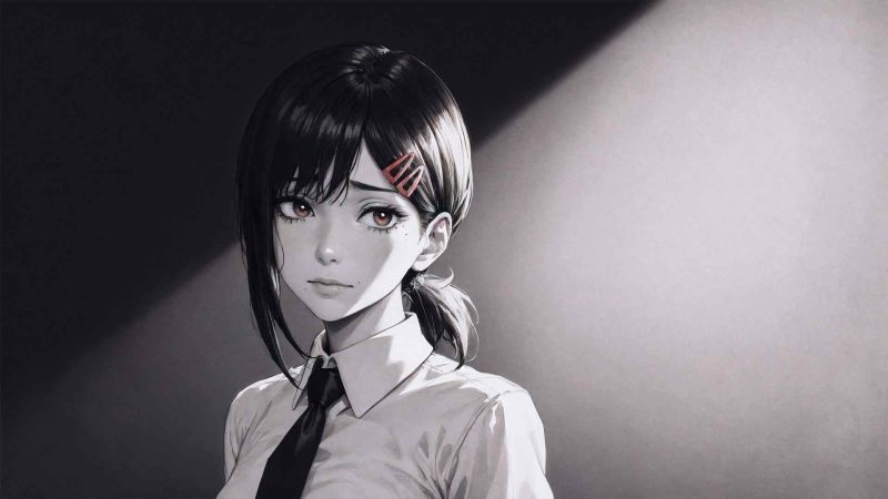 电锯人 女孩 4k壁纸-奈落语