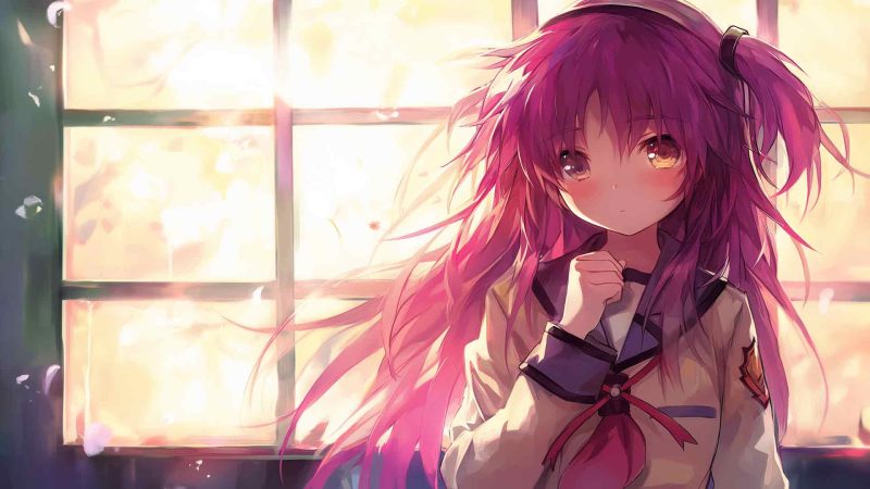 ANGEL BEATS 可爱的 YURI NAKAMURA 桌面壁纸-奈落语