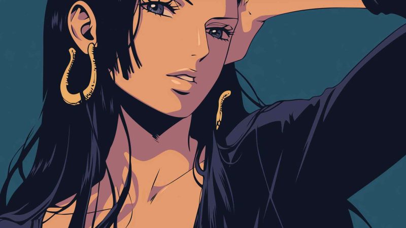 戴长耳环的女孩桌面壁纸-奈落语