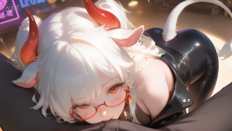绯角鎏光：白发兽耳的魅影写真-[原创]-奈落语