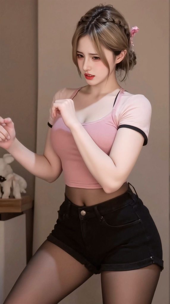 粉色吊带与牛仔短裤的活力穿搭,甜飒氛围感拉满-奈落语 粉色吊带与牛仔短裤的活力穿搭,甜飒氛围感拉满-奈落语