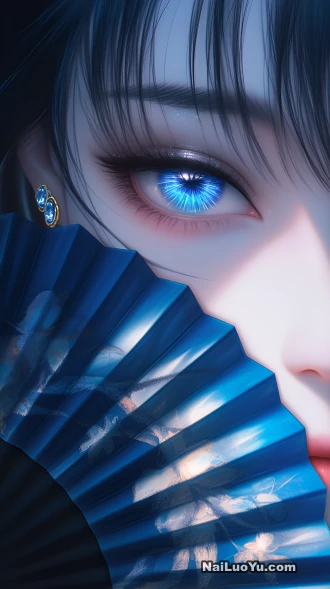 一位古风女子,乌黑秀发垂落,精致耳饰摇曳-奈落语 一位古风女子,乌黑秀发垂落,精致耳饰摇曳-奈落语