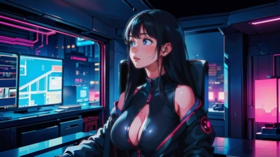 穿过黑夜4K壁纸-奈落语