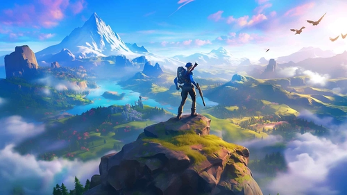 FORTNITE 风景 战场 桌面壁纸-奈落语