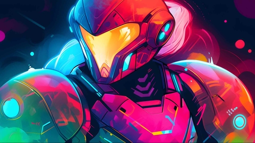 超级银河战士 SAMUS ARAN 多彩桌面壁纸-奈落语