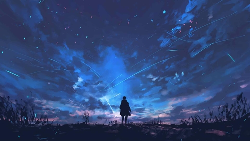 星空桌面壁纸-奈落语
