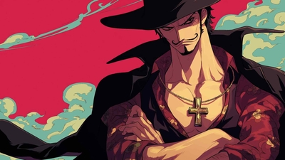 海贼王 DRACULE MIHAWK 桌面壁纸-奈落语