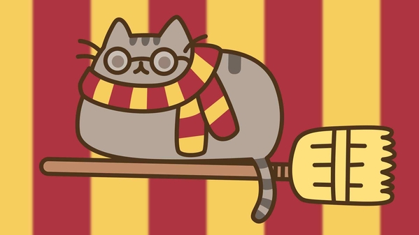 PUSHEEN 猫哈利波特风格桌面壁纸-奈落语