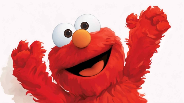 ELMO 摆出搞笑姿势桌面壁纸-奈落语