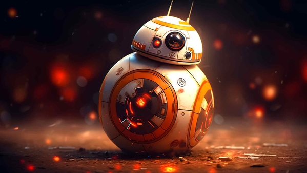 星球大战 BB-8 美学桌面壁纸-奈落语