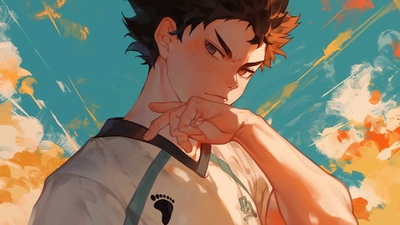 HAIKYUU KEIJI AKAASHI 动漫桌面壁纸-奈落语