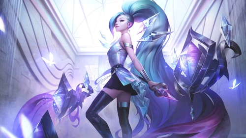 英雄联盟lol星籁歌姬 KDA ALL OUT 萨勒芬妮4k壁纸-奈落语