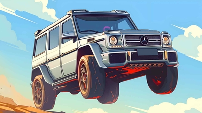 梅赛德斯 – AMG G63 越野桌面壁纸-奈落语