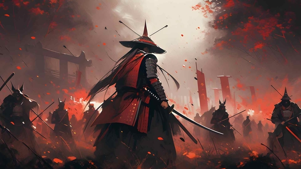 武士战场桌面壁纸-奈落语