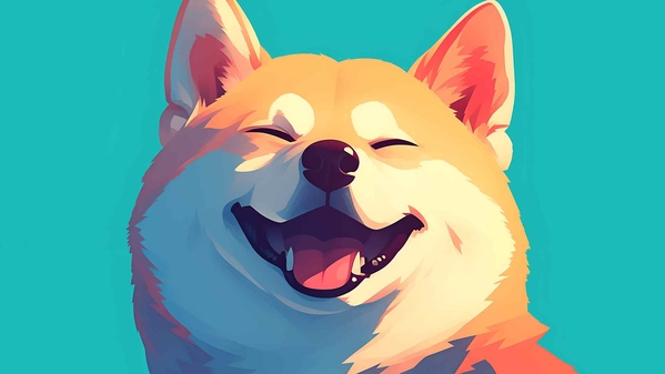 DOGE MEME 快乐 壁纸-奈落语