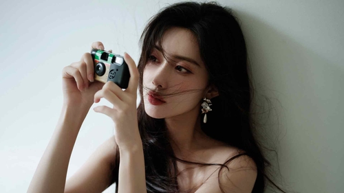 长发美女 相机 4k桌面壁纸-奈落语