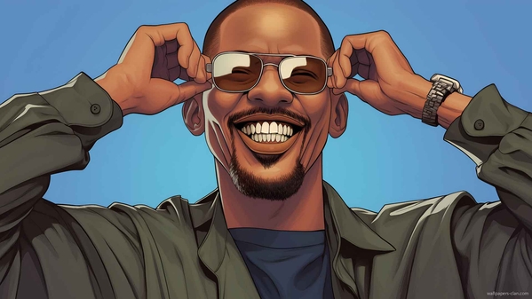 杰米·福克斯 (JAMIE FOXX) 太阳镜 4K桌面壁纸-奈落语