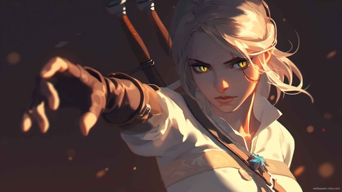 巫师 4 CIRI 向前伸手壁纸-奈落语