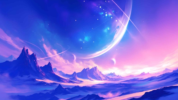 太空风景桌面壁纸-奈落语