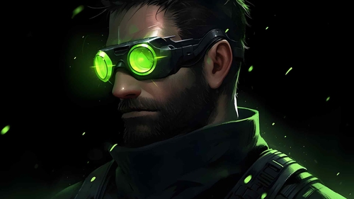 细胞分裂 SAM FISHER 绿眼镜桌面壁纸-奈落语