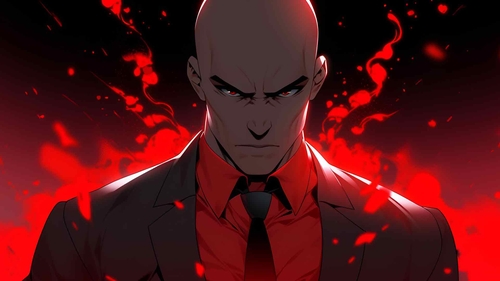 《杀手愤怒特工47》暗红色桌面壁纸-奈落语