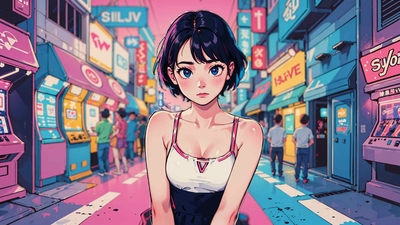 东京复古 4K 壁纸-奈落语