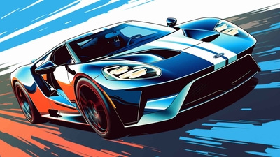 福特 GT SPEED DEMON 桌面壁纸-奈落语
