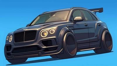 宾利 BENTAYGA 背景壁纸-奈落语