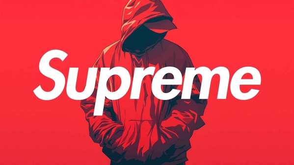 SUPREME 红色连帽衫 PC 壁纸-奈落语