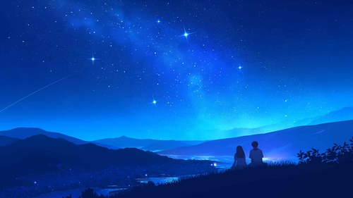 星夜美学桌面壁纸-奈落语