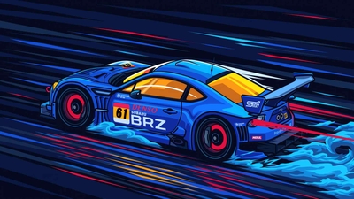 Subaru Brz 4k-奈落语