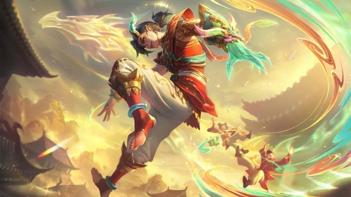 英雄联盟lol 天龙之子 伊泽瑞尔4K壁纸-奈落语