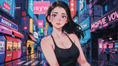 东京霓虹灯 4K 壁纸-奈落语