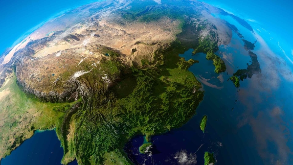 中国版图3D高清壁纸-奈落语