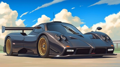 ZONDA 汽车背景桌面壁纸-奈落语