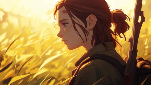 最后生还者 ELLIE FIELD 桌面壁纸-奈落语