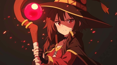 KONOSUBA MEGUMIN 黑暗 桌面壁纸-奈落语