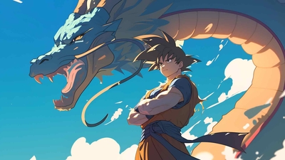 悟空和神龙七龙珠 PC 壁纸-奈落语