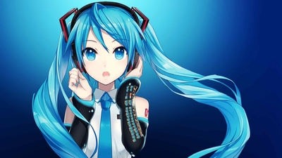 初音未来听音乐壁纸-奈落语