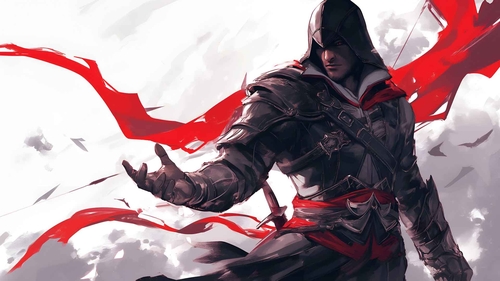 刺客信条 EZIO 桌面壁纸-奈落语