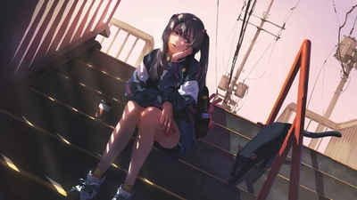 动漫女学生-奈落语