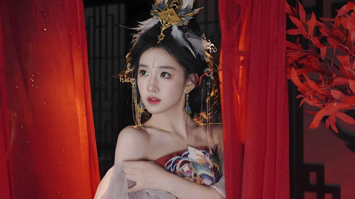 黄玉瑶 新倩女幽魂七夕婚服4K美女壁纸-奈落语