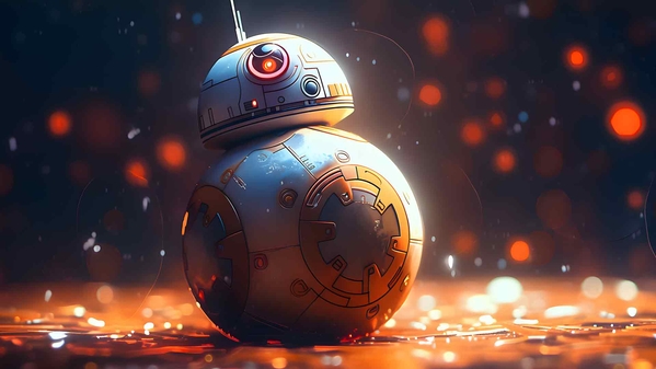 唯美BB-8星球大战桌面壁纸-奈落语