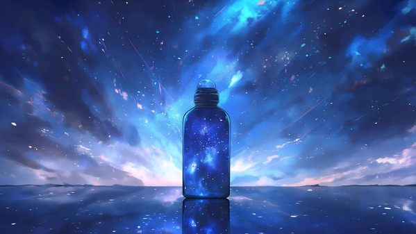 星系烧瓶宇宙瓶奇幻桌面壁纸-奈落语