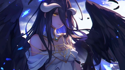 ALBEDO OVERLORD 动漫桌面壁纸-奈落语