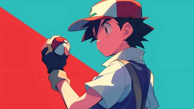神奇宝贝 ASH KETCHUM 酷桌面壁纸-奈落语